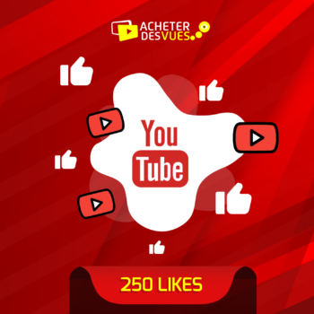 Acheter 250 Likes YouTube