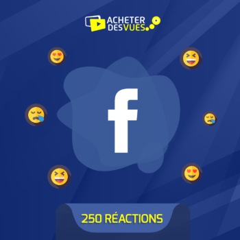 Acheter 250 réactions Facebook