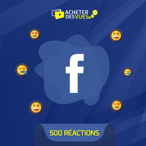 Acheter 500 réactions Facebook