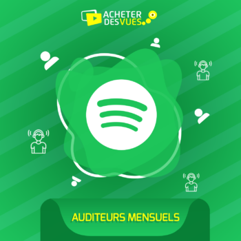 Acheter des auditeurs mensuels Spotify